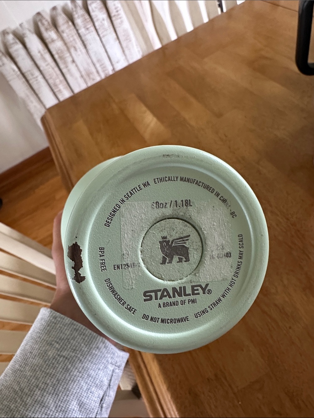 Stanley H2O 40 oz tumbler USED Matcha - Picture 4 of 4